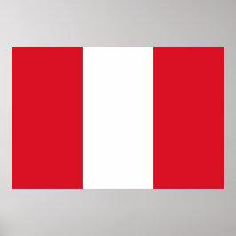 Peruaanse vlag (Peru) Poster