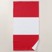 Peruaanse vlag (Peru) Strandlaken (Voorkant)