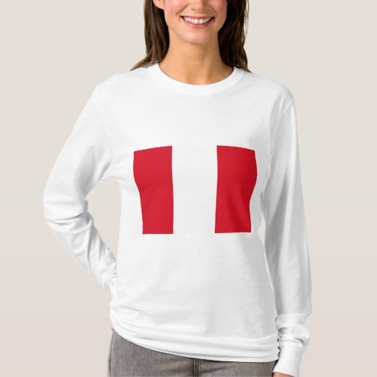 Peruaanse vlag (Peru) T-shirt (Voorkant)