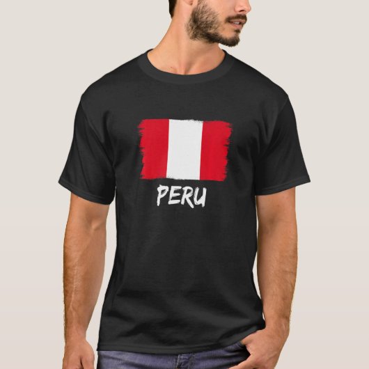 Peruaanse vlag Peru T-shirt (Voorkant)