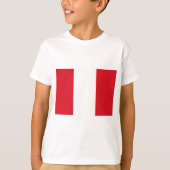 Peruaanse vlag (Peru) T-shirt (Voorkant)