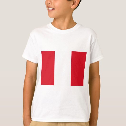 Peruaanse vlag (Peru) T-shirt (Voorkant)