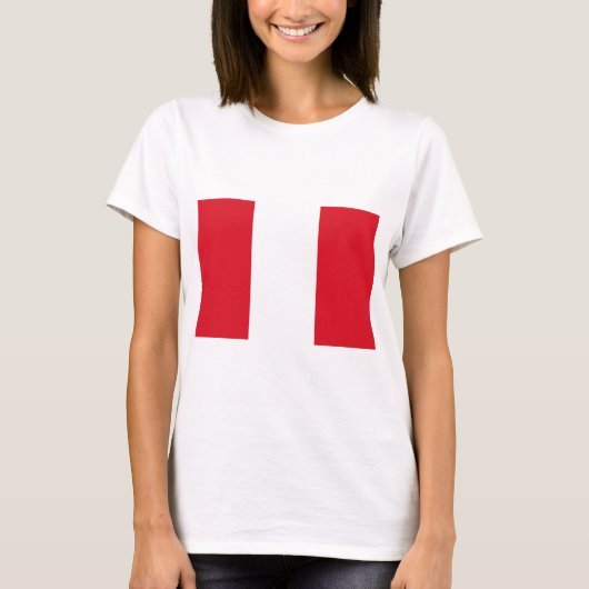 Peruaanse vlag (Peru) T-shirt (Voorkant)