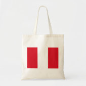 Peruaanse vlag (Peru) Tote Bag (Voorkant)