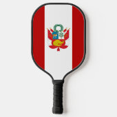 Peruaanse vlag pickleball paddle (Achterkant)