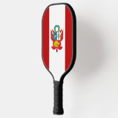 Peruaanse vlag pickleball paddle (Links)