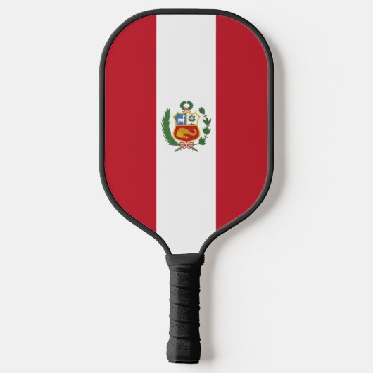 Peruaanse vlag pickleball paddle (Achterkant)