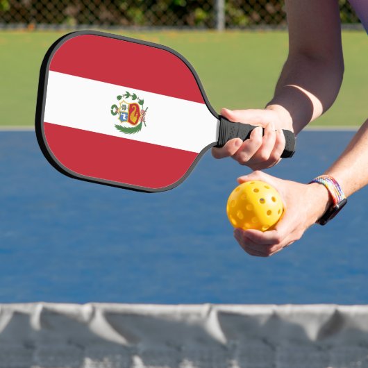 Peruaanse vlag pickleball paddle (Insitu)