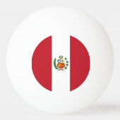 Peruaanse vlag pingpongbal (Achterkant)