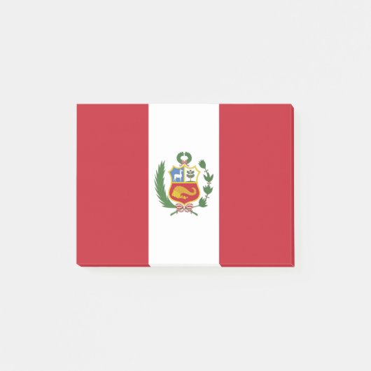Peruaanse vlag post-it® notes (Voorkant)