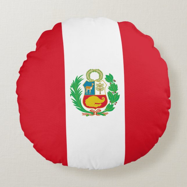Peruaanse vlag rond kussen (Voorkant)