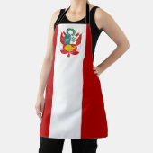 Peruaanse vlag schort (Insitu)