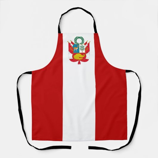 Peruaanse vlag schort (Voorkant)