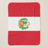 Peruaanse vlag sherpa deken (Voorkant)