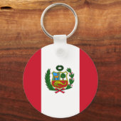 Peruaanse vlag sleutelhanger (Voorkant)