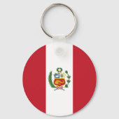 Peruaanse vlag sleutelhanger (Voorkant)