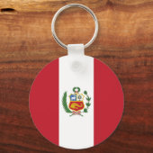 Peruaanse vlag sleutelhanger (Voorkant)
