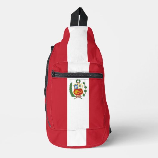 Peruaanse vlag sling bag (Voorkant)