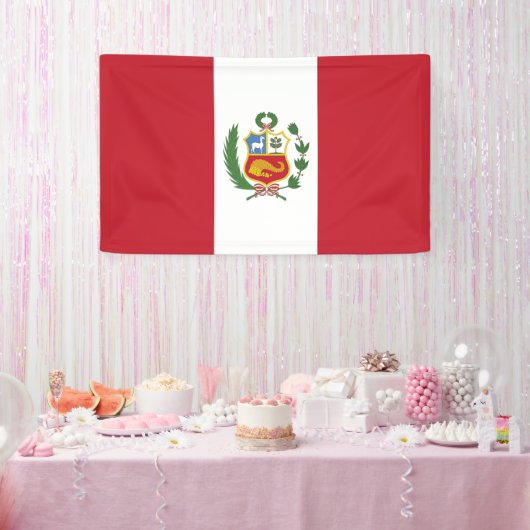 Peruaanse vlag spandoek (Feest)
