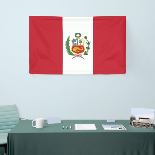 Peruaanse vlag spandoek (Beurs)