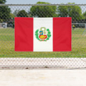 Peruaanse vlag spandoek (Insitu)