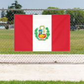 Peruaanse vlag spandoek (Insitu)