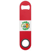 Peruaanse vlag speed flessenopener (Voorkant)