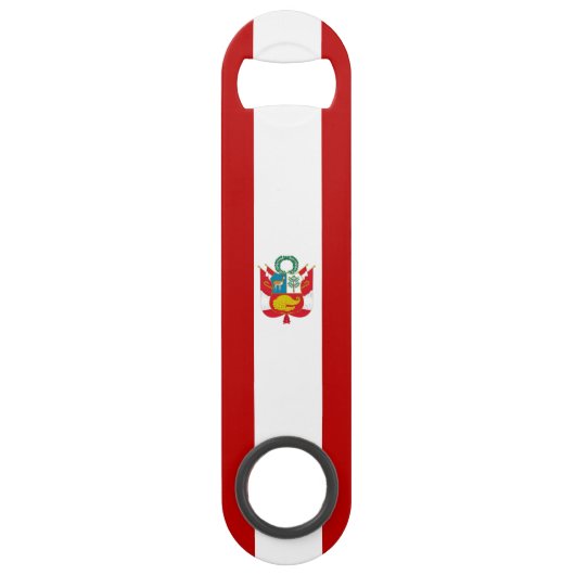 Peruaanse vlag speed flessenopener (Voorkant)