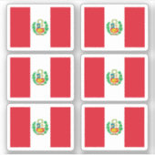 Peruaanse vlag sticker (Voorkant)