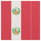 Peruaanse vlag stof (Close Up)