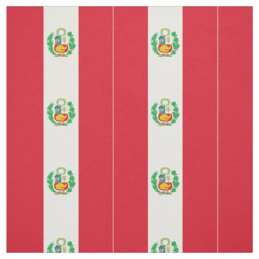 Peruaanse vlag stof (Swatch)