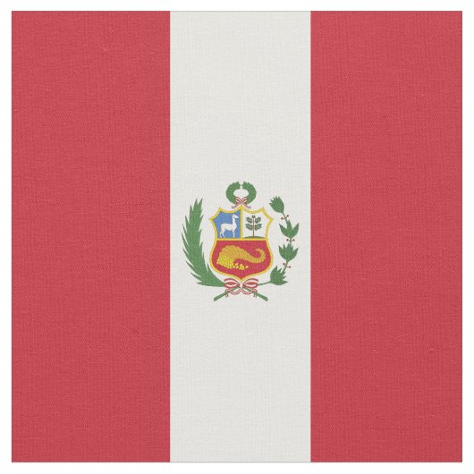 Peruaanse vlag stof (Close Up)