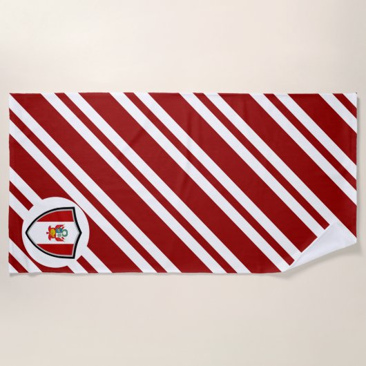 Peruaanse vlag strandlaken (Voorkant)