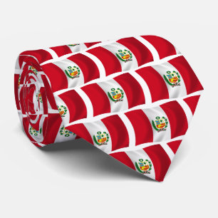 Peruaanse Vlag Stropdas