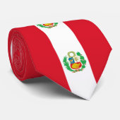 Peruaanse vlag stropdas (Opgerold)