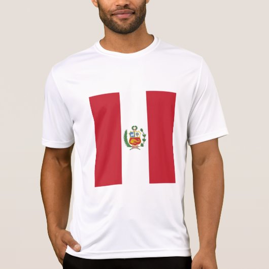 Peruaanse vlag t-shirt (Voorkant)