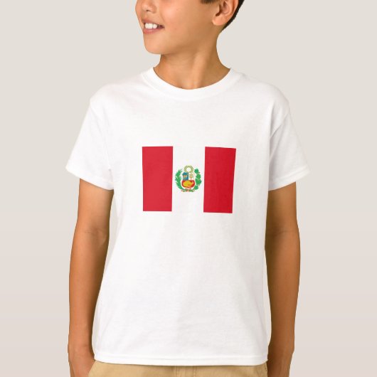 Peruaanse vlag t-shirt (Voorkant)