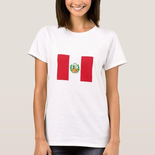 Peruaanse vlag t-shirt (Voorkant)