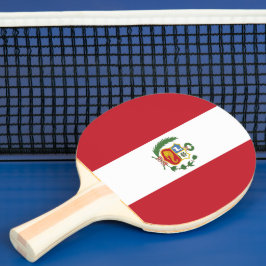 Peruaanse vlag tafeltennisbatje