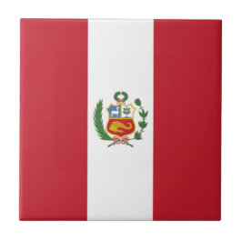 Peruaanse vlag tegeltje