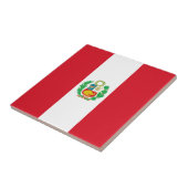 Peruaanse vlag tegeltje (Zijkant)
