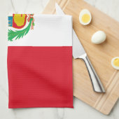 Peruaanse vlag theedoek (Quarter Fold)