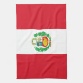 Peruaanse vlag theedoek (Verticaal)