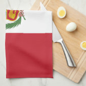 Peruaanse vlag theedoek (Quarter Fold)