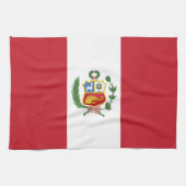 Peruaanse vlag theedoek (Horizontaal)