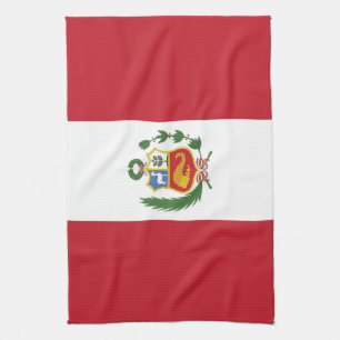 Peruaanse vlag theedoek