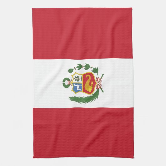 Peruaanse vlag theedoek (Verticaal)