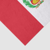 Peruaanse vlag tissuepapier (Detail)