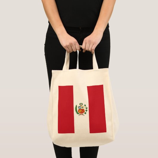 Peruaanse vlag tote bag (Voorkant (product))