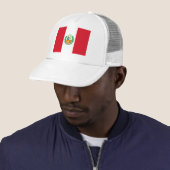 Peruaanse vlag trucker pet (In situ)